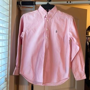 EUC Pink Ralph Lauren Boys Button Down. Size 10